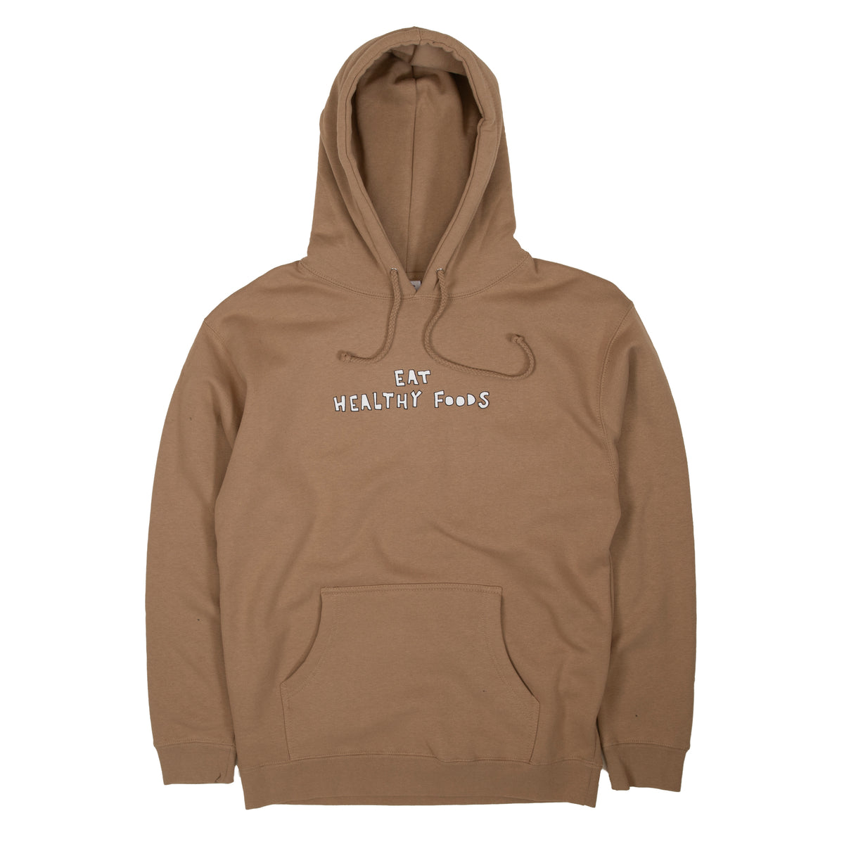 Eat Healthy Foods Hoodie (Sand)