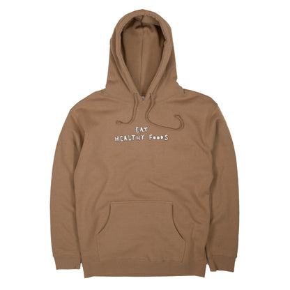 Eat Healthy Foods Hoodie (Sand)