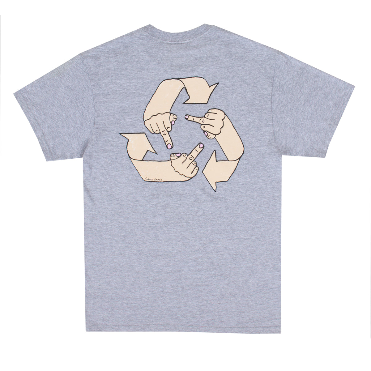What Goes Around Tee (Heather Grey)