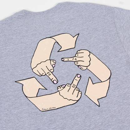 What Goes Around Tee (Heather Grey)