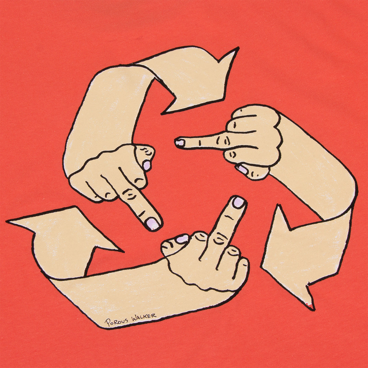 What Goes Around Tee (Salmon)
