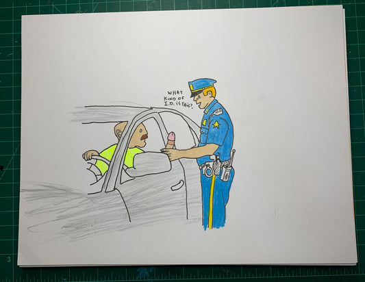WHAT KIND OF ID Original Drawing