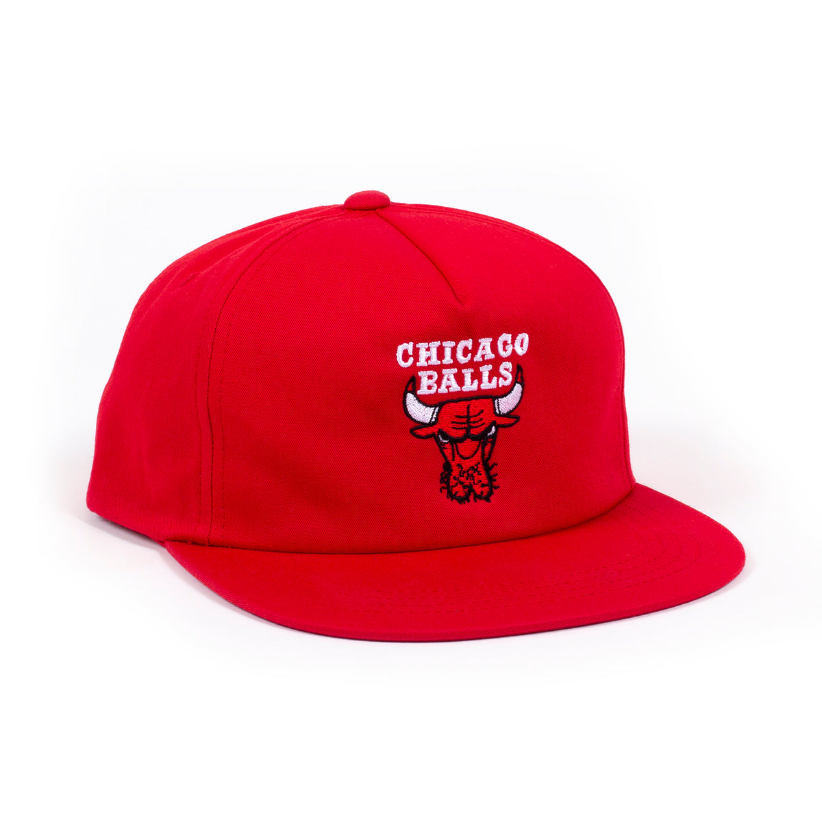 Chicago Balls Hat (Red) – POROUS WALKER