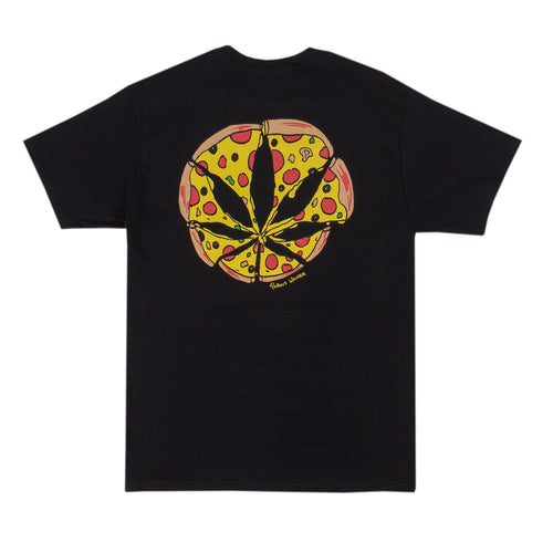Pizza Leaf Tee (Black)