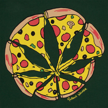Pizza Leaf Tee (Forest Green)