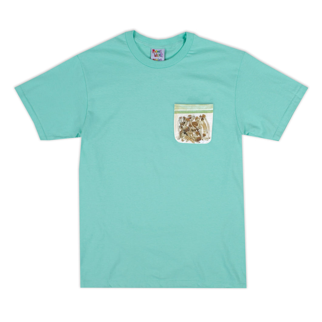 BAG OF SHROOMS POCKET TEE (Island Reef)