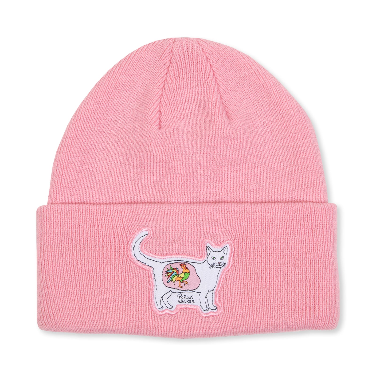 isecai Whimsy Beanie pink×white isecai Whimsy Beanie pink×white