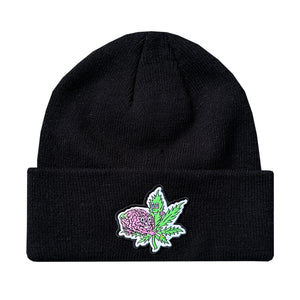 YOUR BRAIN ON WEED BEANIE (BLACK)