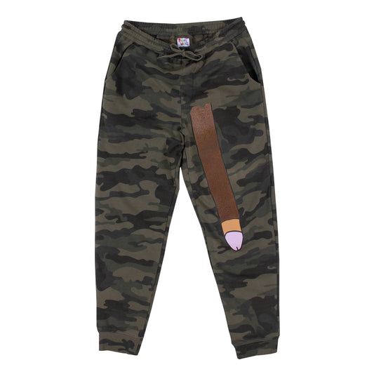 Long Dong Sweatpants (Camo Chocolate) plus free dongz sox