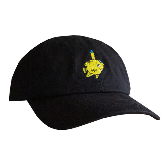 Fishy Dad Hat (Black)