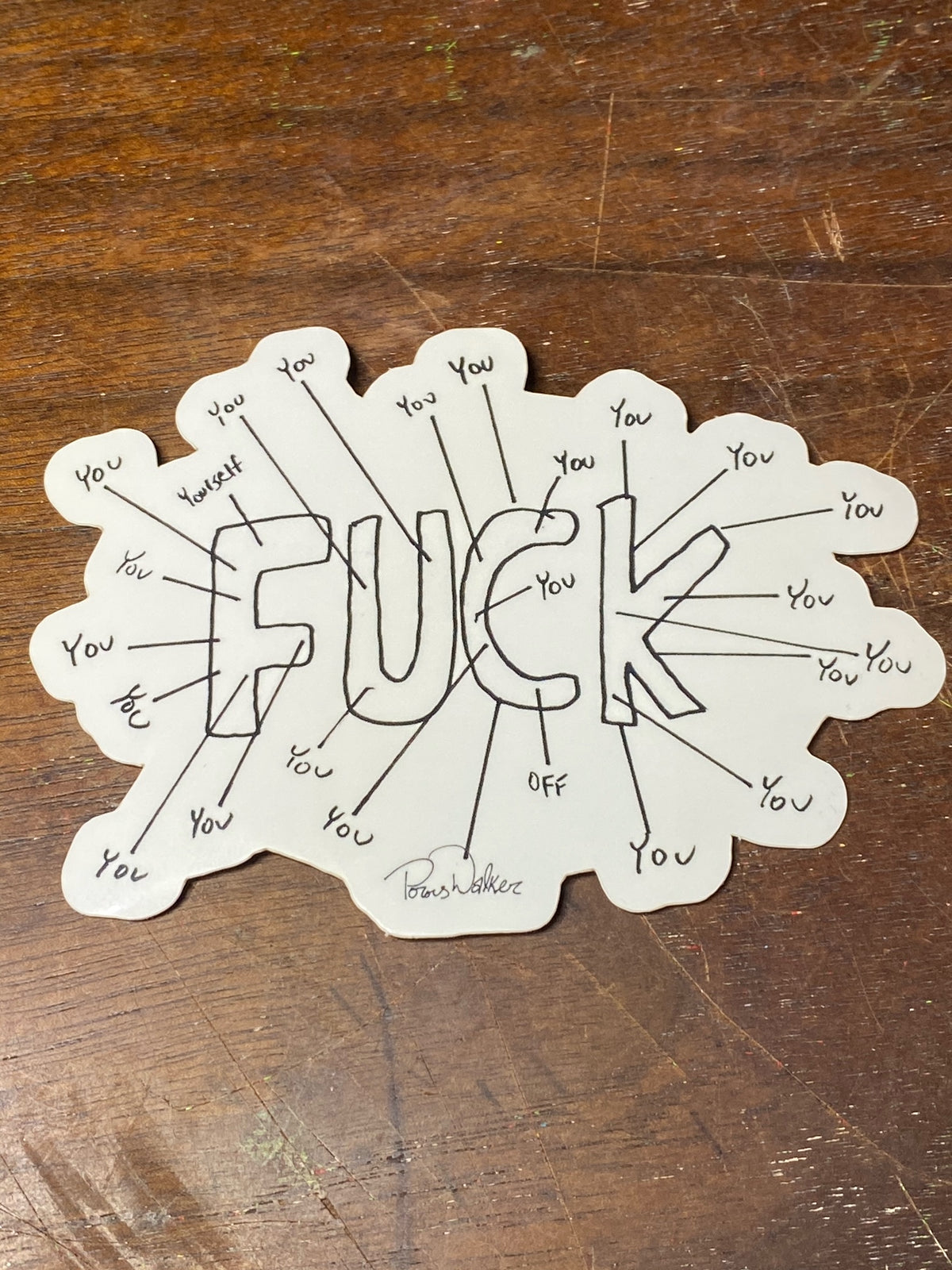 FUCK YOU & YOU FUCK 2 PIN SET