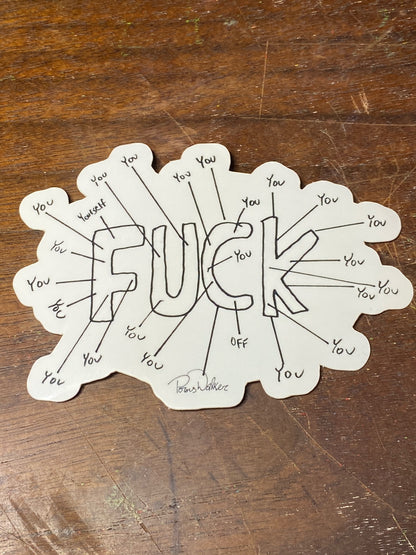 FUCK YOU & YOU FUCK 2 PIN SET