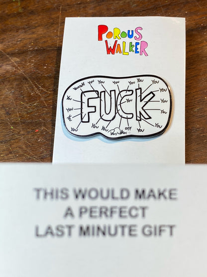 FUCK YOU & YOU FUCK 2 PIN SET