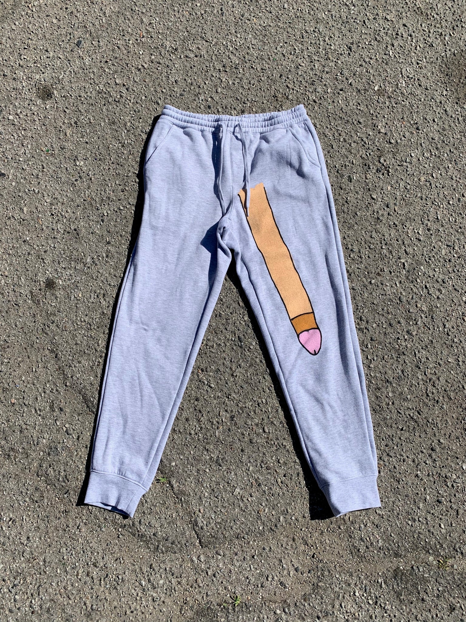 Long Dong Sweatpants (Grey) – POROUS WALKER