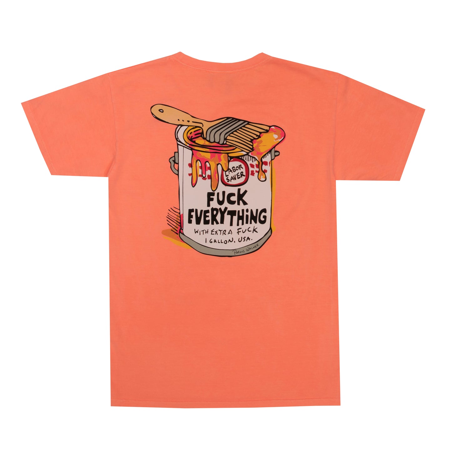 Labor Saver Tee (Neon Orange)