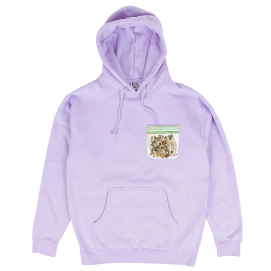 Bag of Shrooms Hoodie (Lavender)