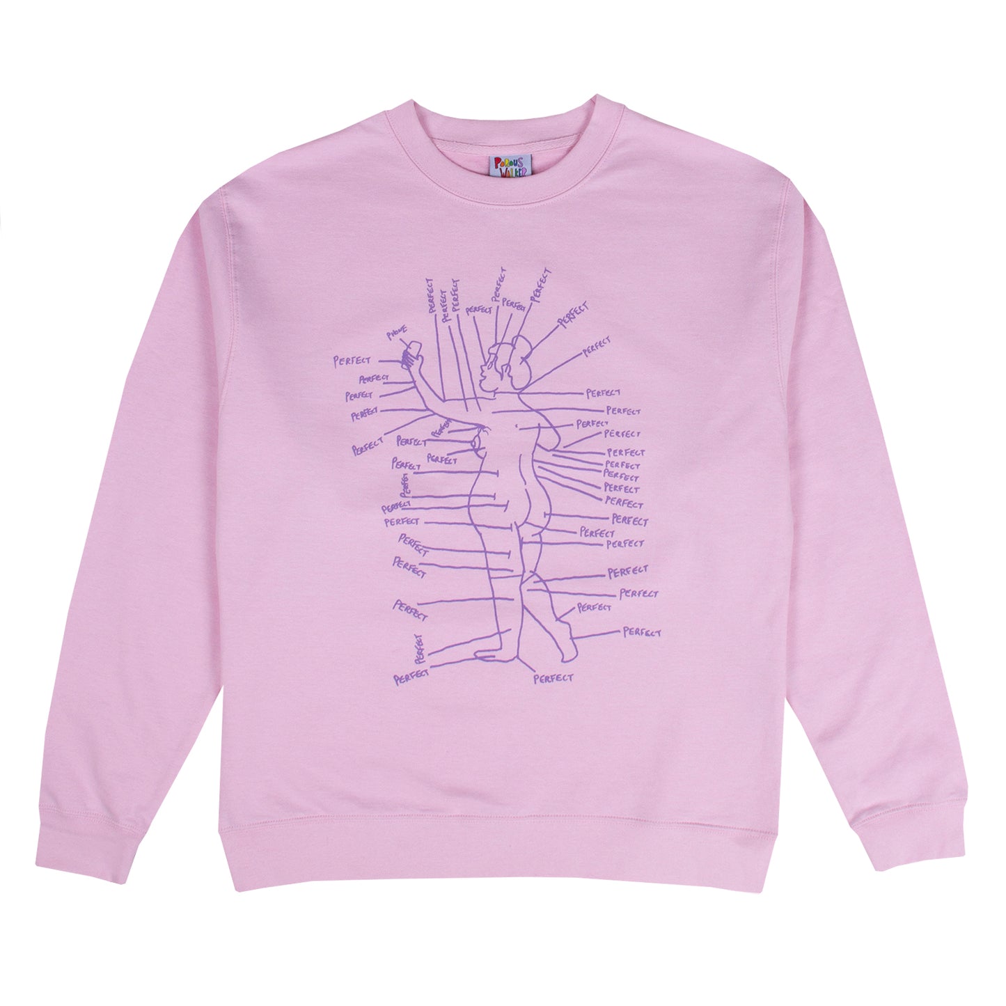 PERFECT Crewneck Sweatshirt (Pink)