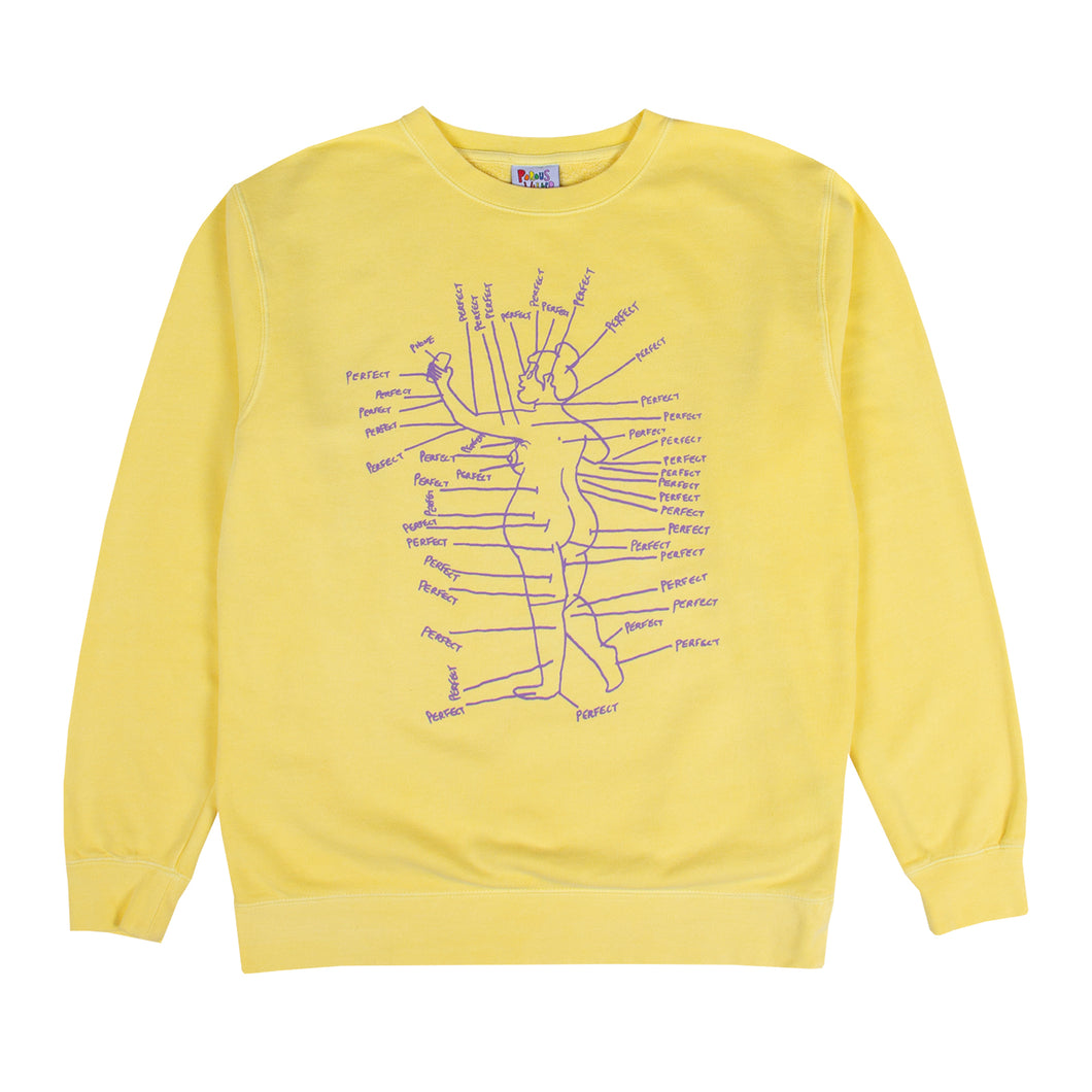 PERFECT Crewneck Sweatshirt (Yellow)