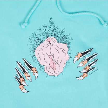 Roaring Vulva Hoodie (Mint)