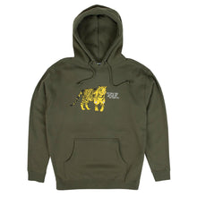 Load image into Gallery viewer, Tiger Titz Hoodie (Army) plus free enamel pin