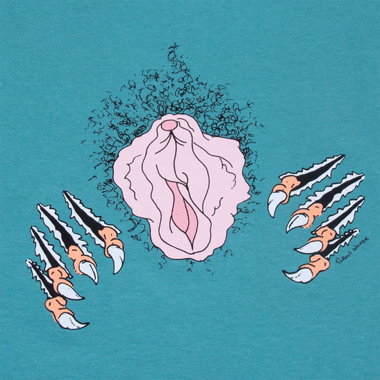 Roaring Vulva Tee (Seafoam)