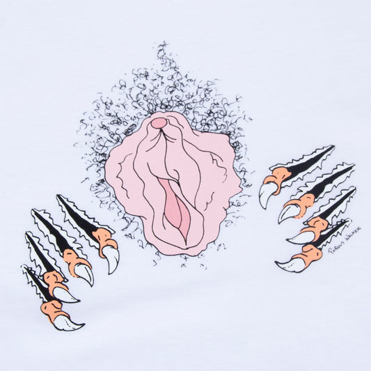 Roaring Vulva Tee (White)