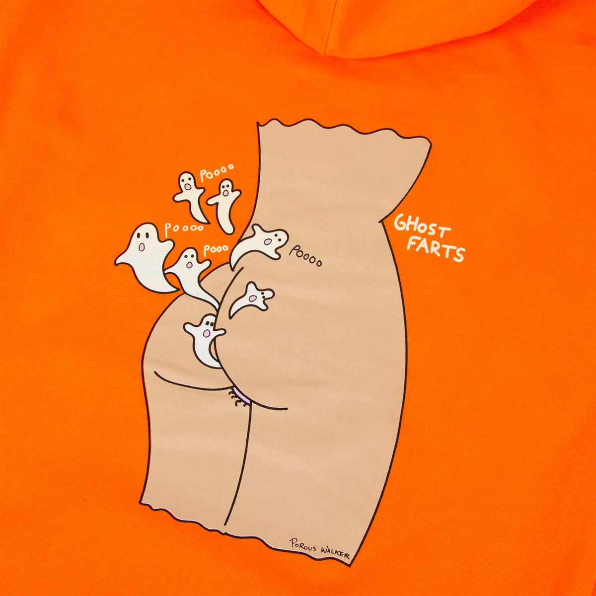 Ghost Farts Hoodie (Orange)