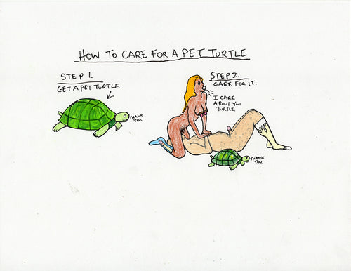 PET TURTLE ORIGINAL DRAWING