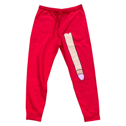 Long Dong Sweatpants (Red)