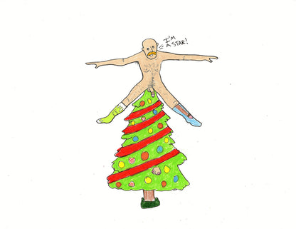 BE A STAR ORIGINAL DRAWINGS (SET OF 2)