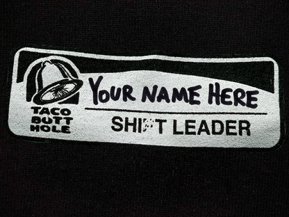 TACO BUTTHOLE TSHIRT (Black)