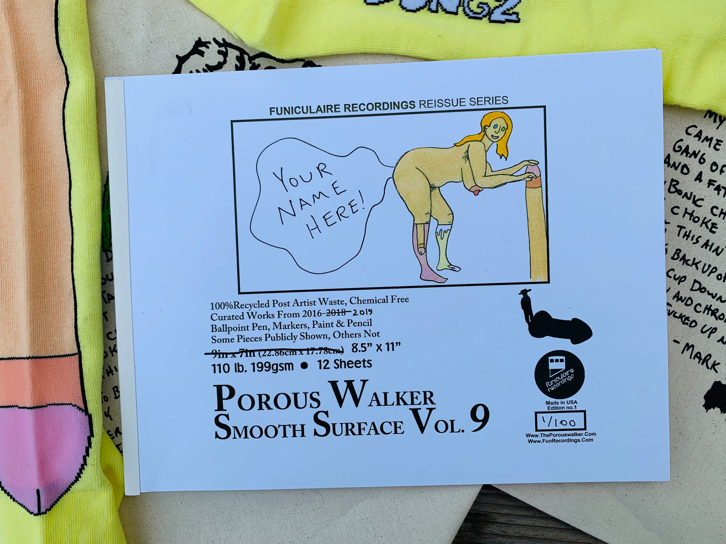 POROUS WALKER SMOOTH SURFACE VOL. 9 BOOK + FREE SOX,TOTE BAG & MORE