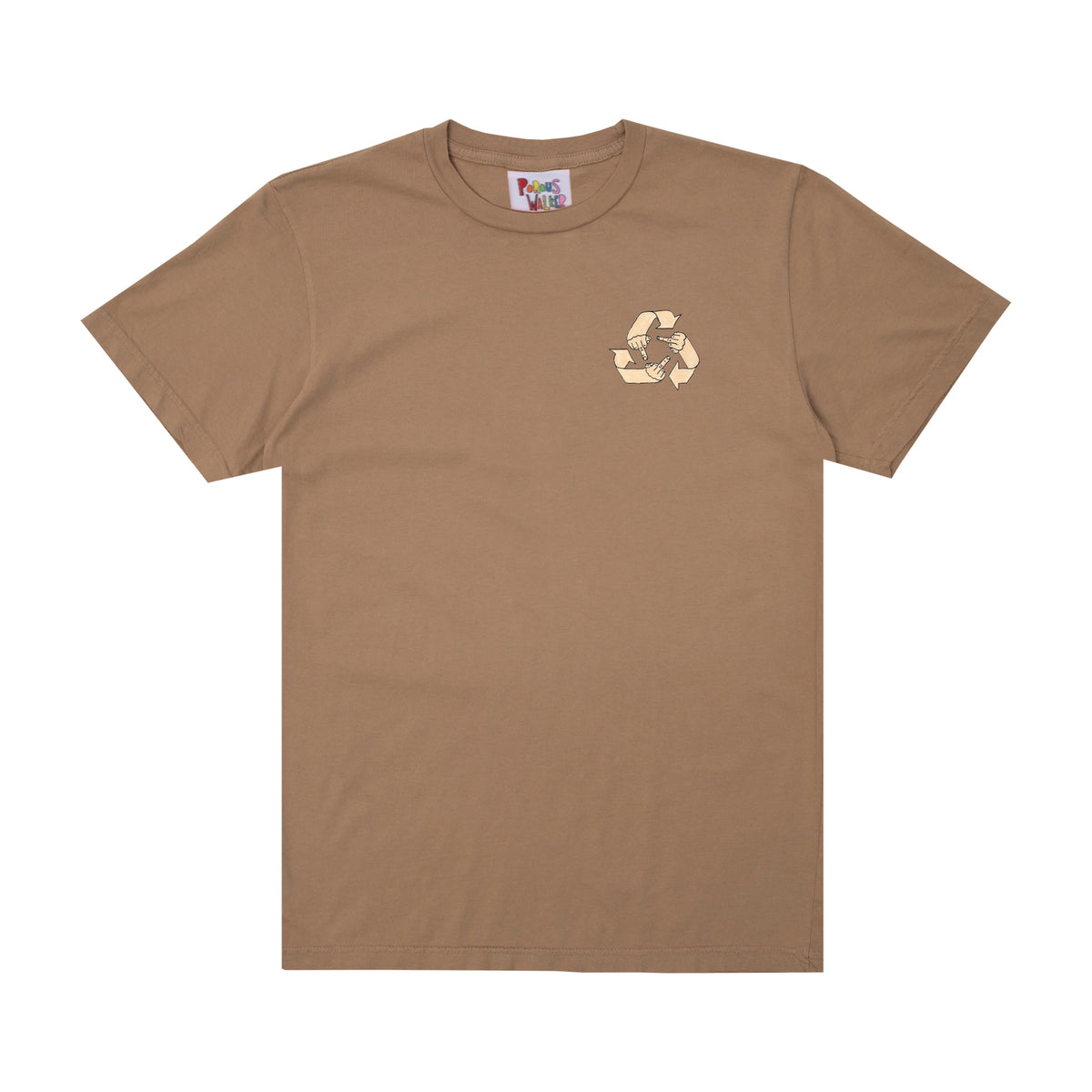 What Goes Around Tee (Sand) With FREE Beanie